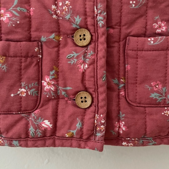 Baby B’gosh Quilted Floral Jacket - 9M - Picture 5 of 6